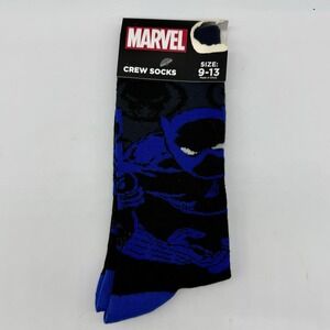 Marvel Black Panther Crew Adult Socks Size 9-13